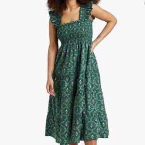 Hill House Emerald Trellis Ellie Dress
